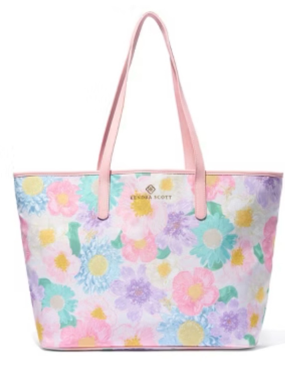 NWT Kendra Scott Pastel Floral Tote in Pink, Yellow, Mint, Lavender